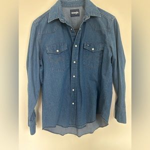 Vintage wrangler denim shirt